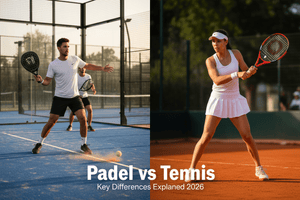 Padel vs Tennis: Key Differences in Court, Rules, Equipment & Which to Choose (2026)