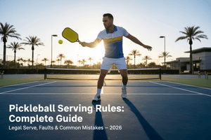 Pickleball Serving Rules: Complete Guide to Legal Serves, Faults & Common Mistakes (2026)