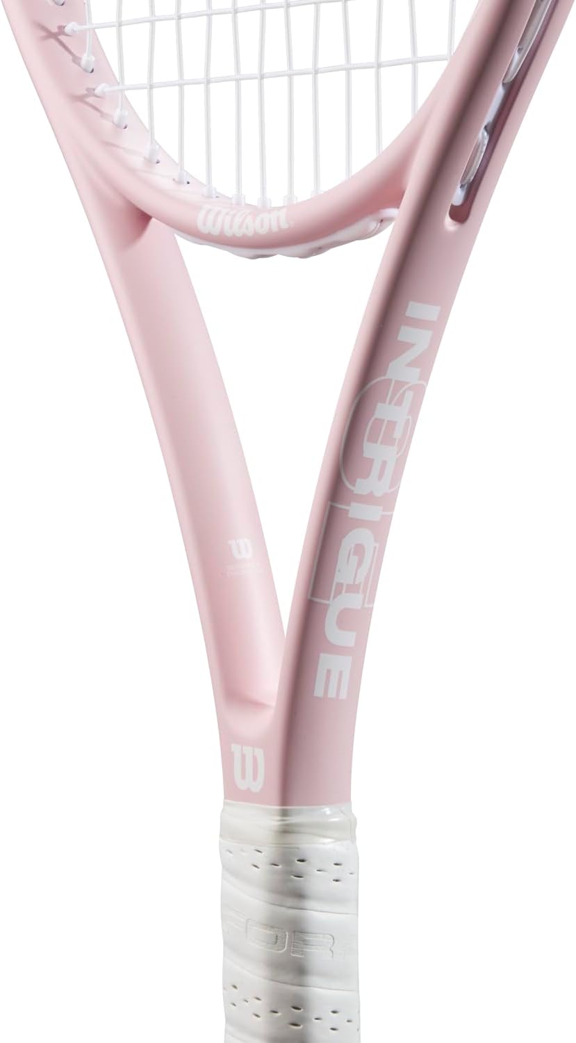 Wilson Intrigue SE 105 Adult Tennis Rackets - Strung with Sensation 16 Natural at Mid Range Tension