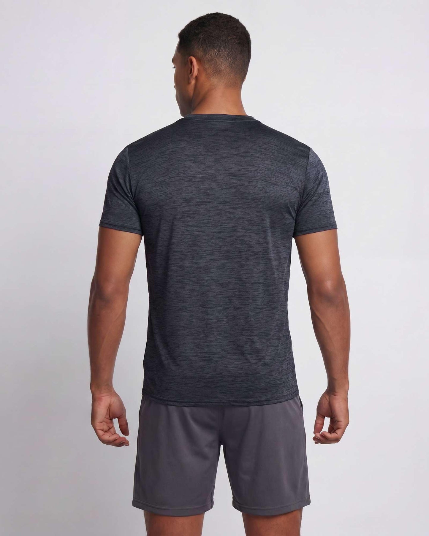5 Pack Men's Dry Fit Workout T Shirts Crew Neck Athletic Gym Running Tees - Tennis Mindset