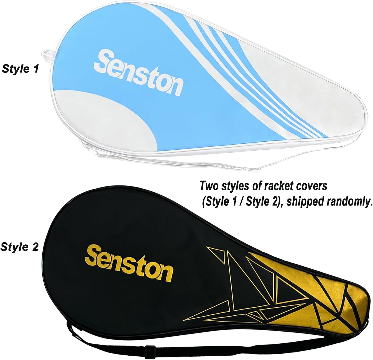 Senston 19" 23" 25" Kids Junior Tennis Racquet for Kids Children Boys Girls Tennis Rackets with Racket Cover - Tennis Mindset