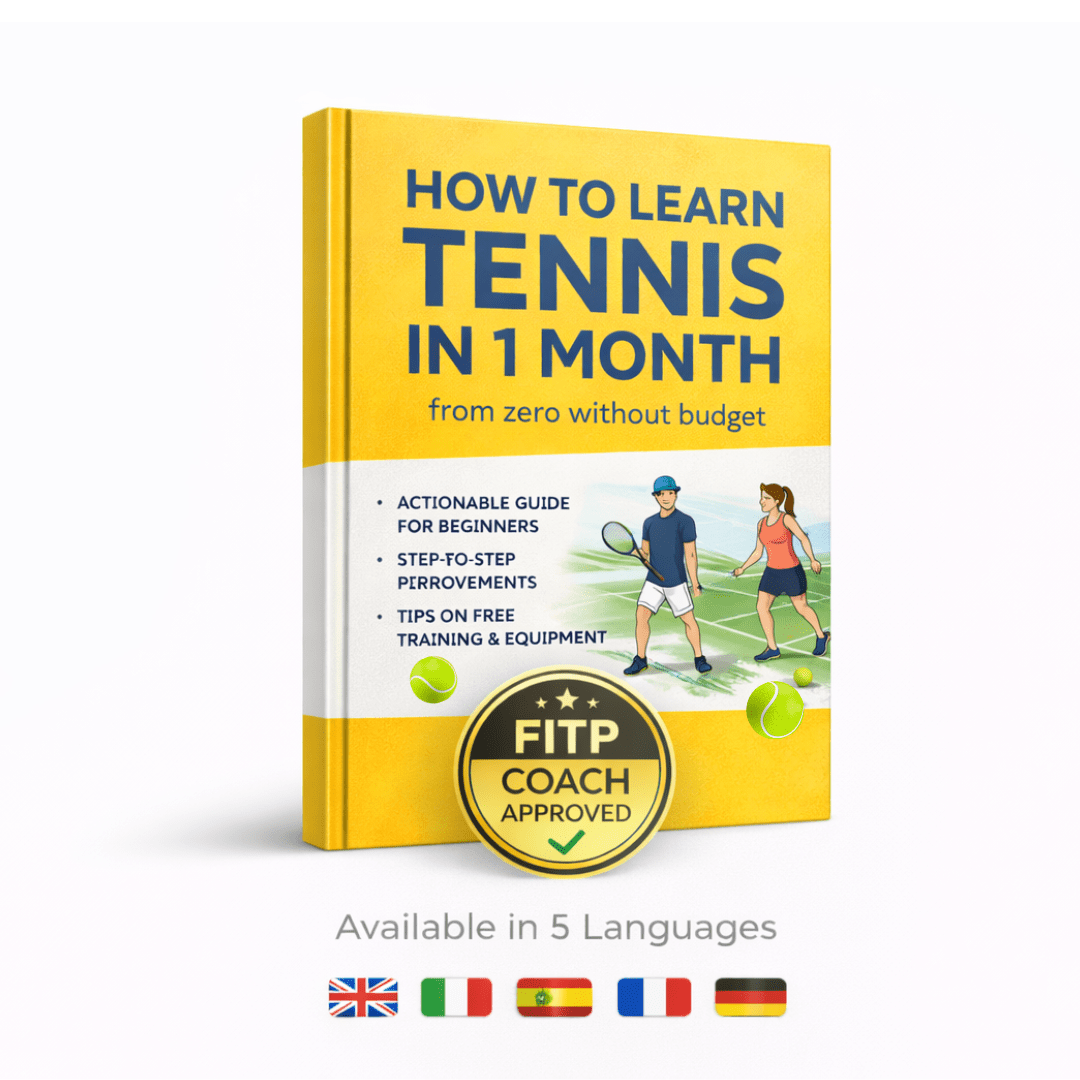 Learn Tennis in 1 Month from Zero - Complete beginner tennis guide ebook by FITP certified coach