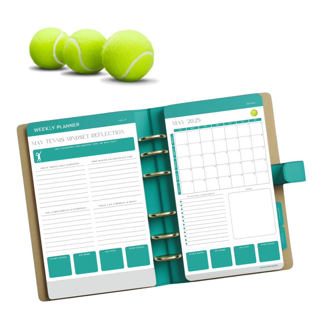 The Definitive Digital Tennis Mindset Planner – The Secret to Winning More Matches