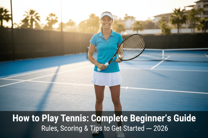 How to Play Tennis: Complete Beginner's Guide to Rules, Scoring & Tips (2026)