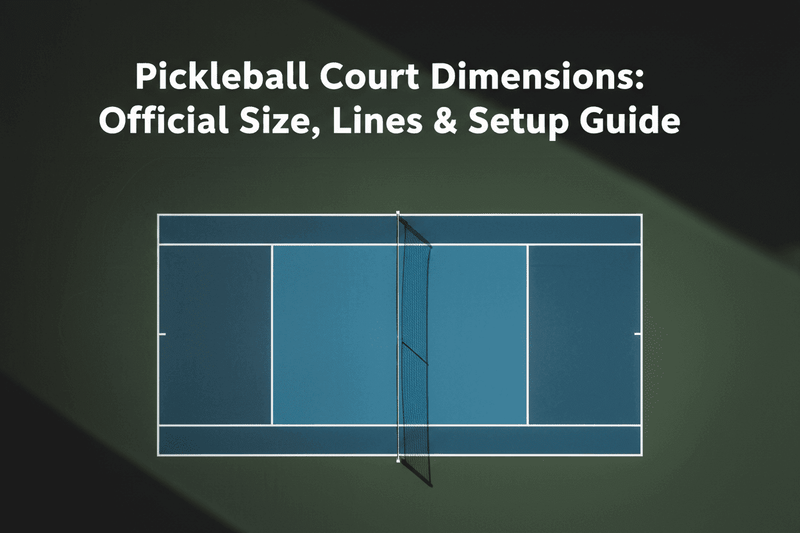 Pickleball Court Dimensions: Official Size, Lines & Setup Guide
