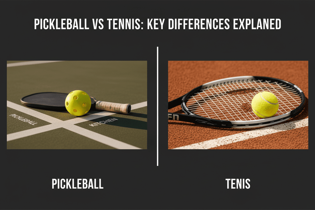 Pickleball vs Tennis: Key Differences Explained (Court, Rules, Equipment & More) - Tennis Mindset