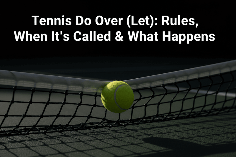 Tennis Do Over (Let): Rules, When It's Called & What Happens