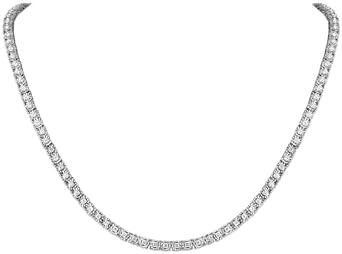 Belacqua 2 Carat Round Lab Grown Diamond Tennis Necklaces - Tennis Mindset
