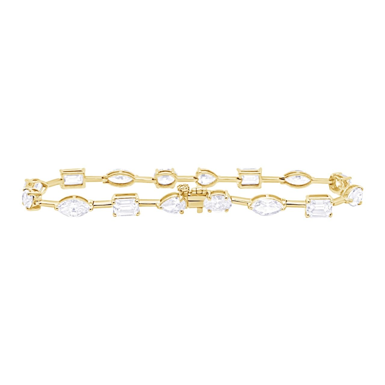Houston Diamond District 2 to 28 CT Lab Grown Diamond Tennis Bracelet