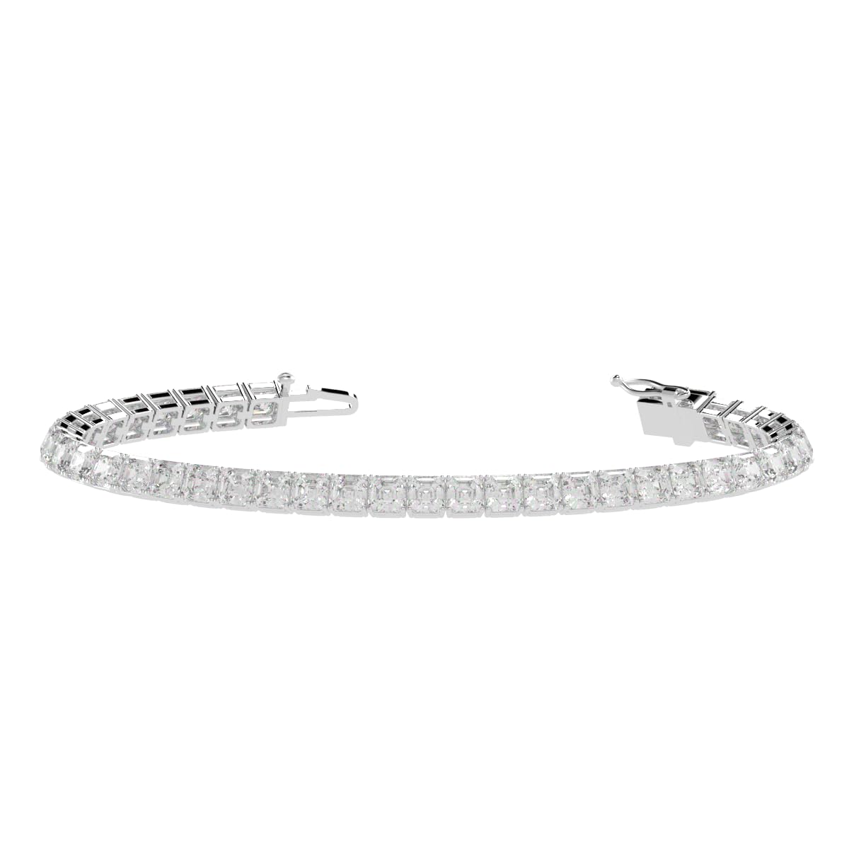 Houston Diamond District 2 to 28 CT Lab Grown Diamond Tennis Bracelet