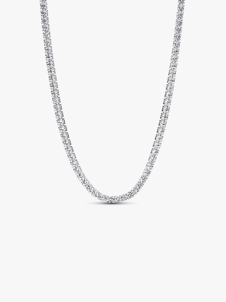 PANDORA Tennis Choker Necklace, 15.7" - Tennis Mindset