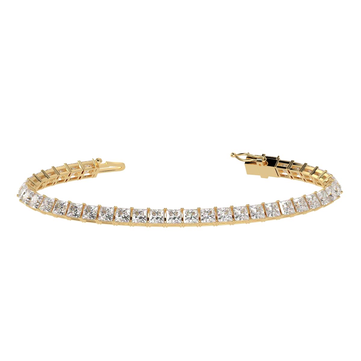 Houston Diamond District 2 to 28 CT Lab Grown Diamond Tennis Bracelet