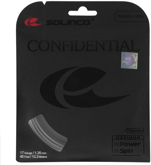 Solinco Confidential 17 Tennis String Set - Tennis Mindset