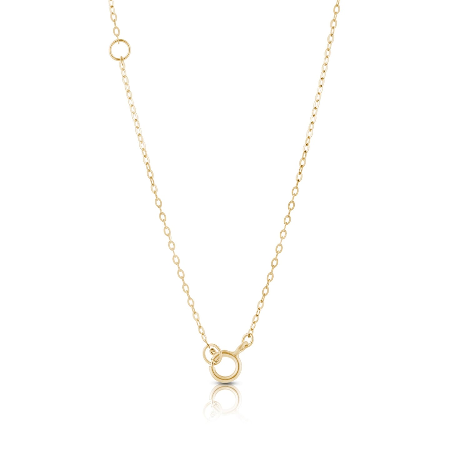 Amazon Essentials IGI Certified 0.25 Carat Solitaire Lab Grown Diamond Pendant Necklace in Solid White 14K Gold, Adjustable 16" Chain with 2" Extender, Jewelry for Women - Tennis Mindset