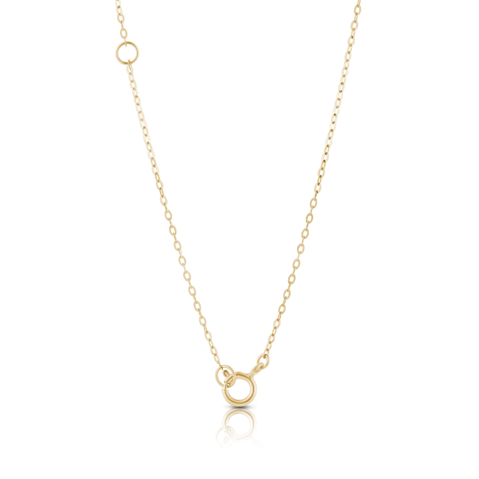Amazon Essentials IGI Certified 0.25 Carat Solitaire Lab Grown Diamond Pendant Necklace in Solid White 14K Gold, Adjustable 16" Chain with 2" Extender, Jewelry for Women - Tennis Mindset