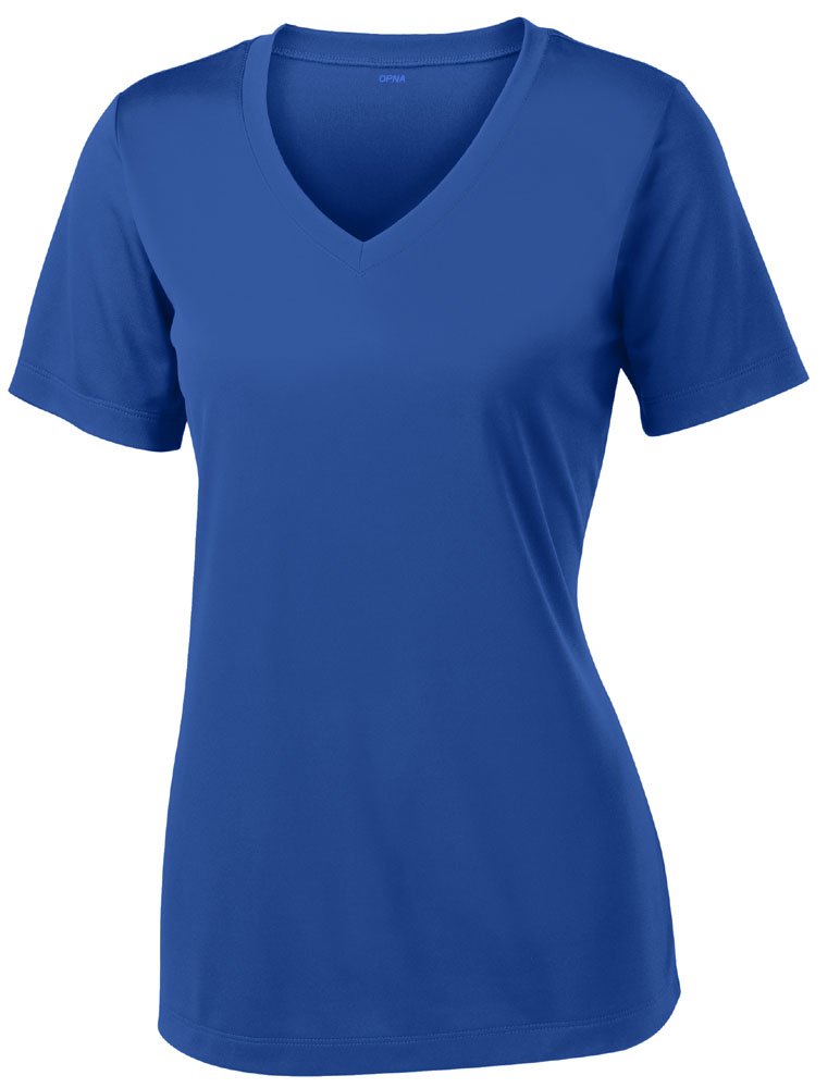 V Neck T Shirts for Women, Athletic Short Sleeve Workout Top, UV Sun Protection, Quick Dry Moisture Wicking Shirts for Women