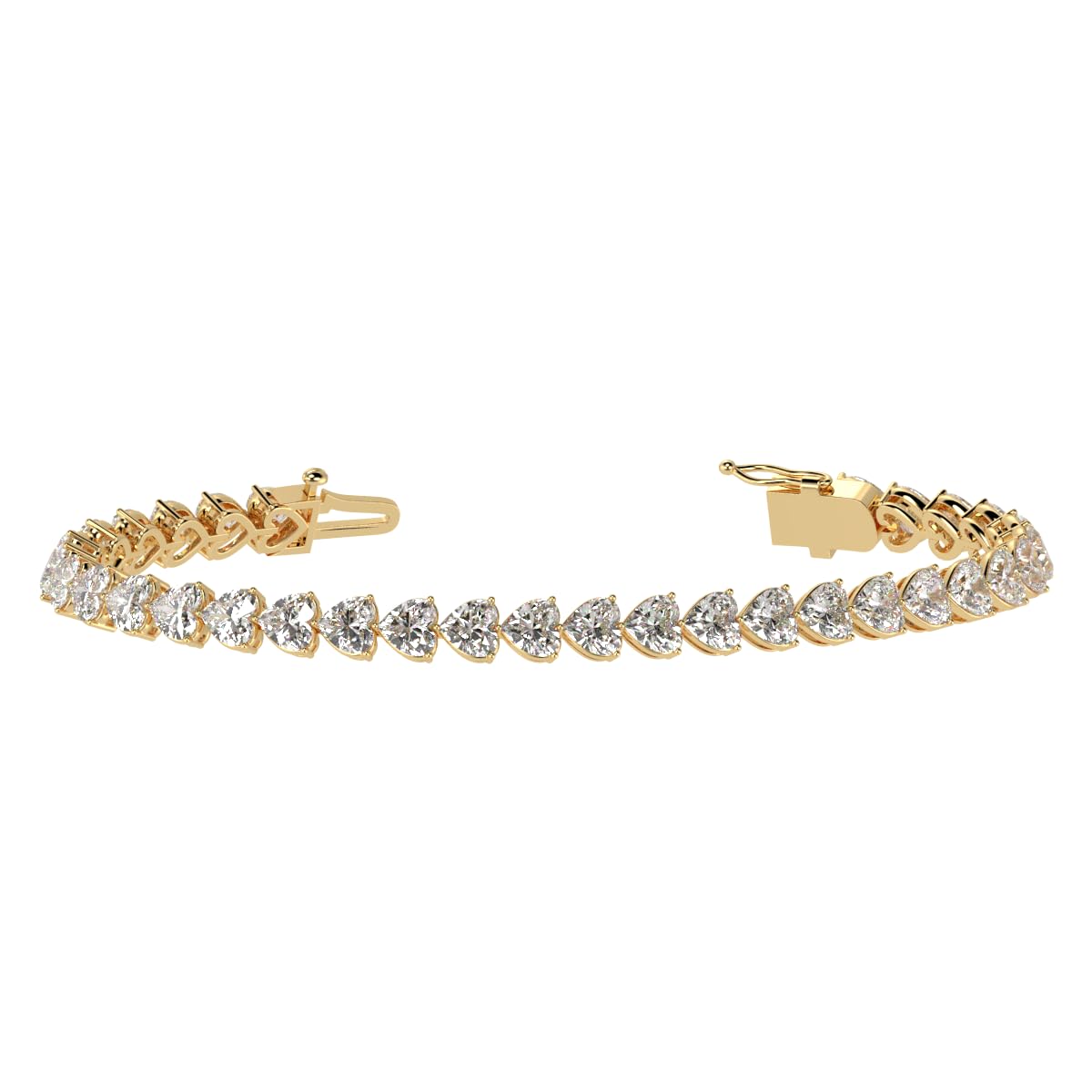 Houston Diamond District 2 to 28 CT Lab Grown Diamond Tennis Bracelet
