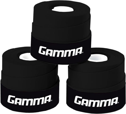 Gamma Sports Supreme Overgrip for Tennis, Pickleball, Squash, Badminton, and Racquetball Racquets, Multiple Pack Sizes and Colors - Tennis Mindset
