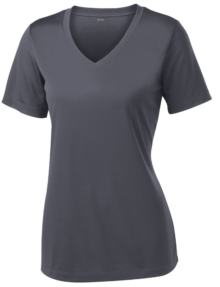 V Neck T Shirts for Women, Athletic Short Sleeve Workout Top, UV Sun Protection, Quick Dry Moisture Wicking Shirts for Women