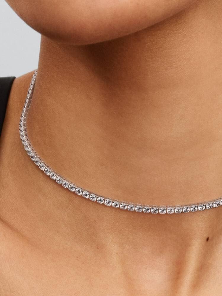 PANDORA Tennis Choker Necklace, 15.7" - Tennis Mindset