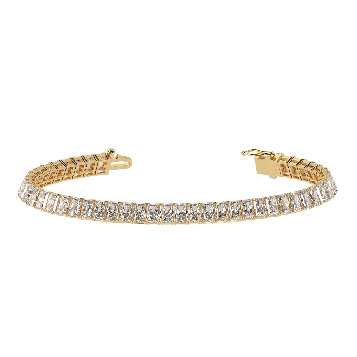 Houston Diamond District 2 to 28 CT Lab Grown Diamond Tennis Bracelet