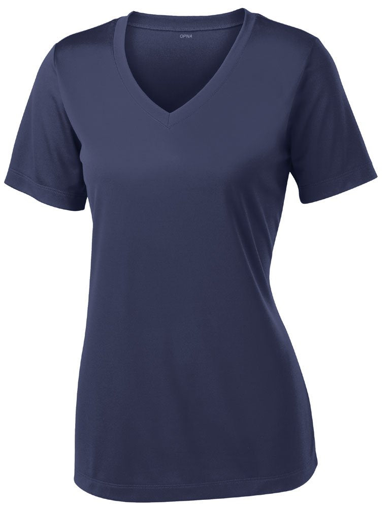 V Neck T Shirts for Women, Athletic Short Sleeve Workout Top, UV Sun Protection, Quick Dry Moisture Wicking Shirts for Women