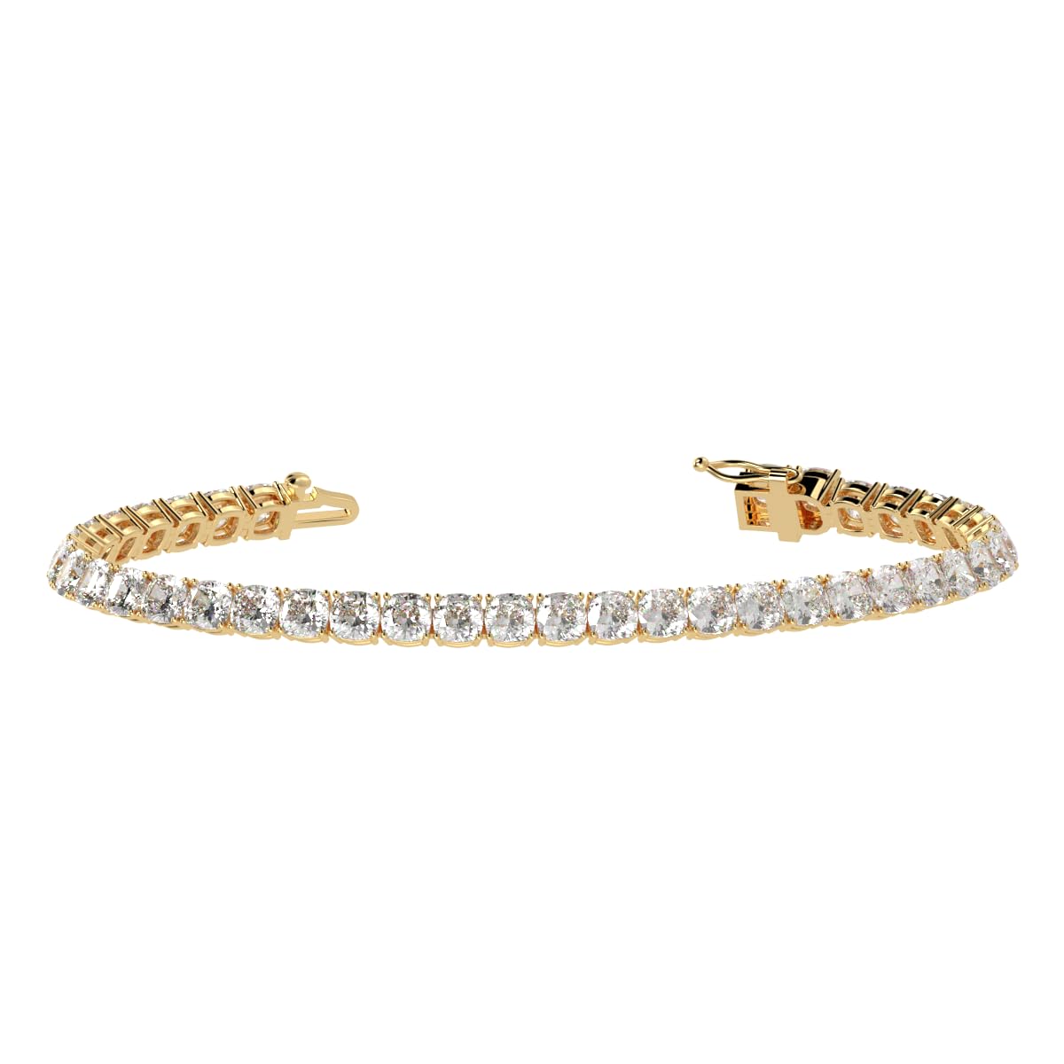 Houston Diamond District 2 to 28 CT Lab Grown Diamond Tennis Bracelet