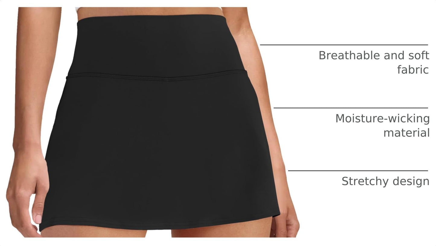 DLOODA Womens Skort Tennis Skirt with Pocket Shorts - Tennis Mindset