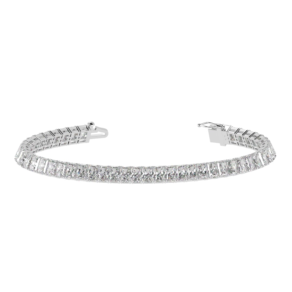 Houston Diamond District 2 to 28 CT Lab Grown Diamond Tennis Bracelet