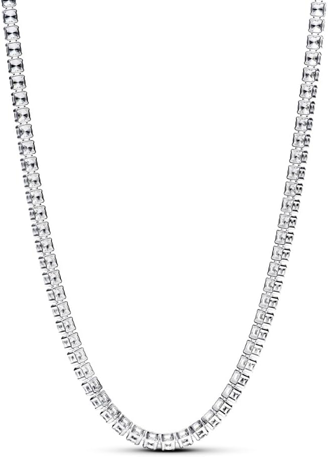 PANDORA Tennis Choker Necklace, 15.7" - Tennis Mindset