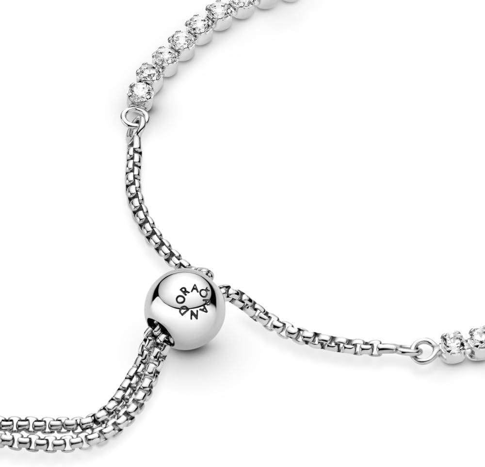 PANDORA Sparkling Slider Tennis Bracelet