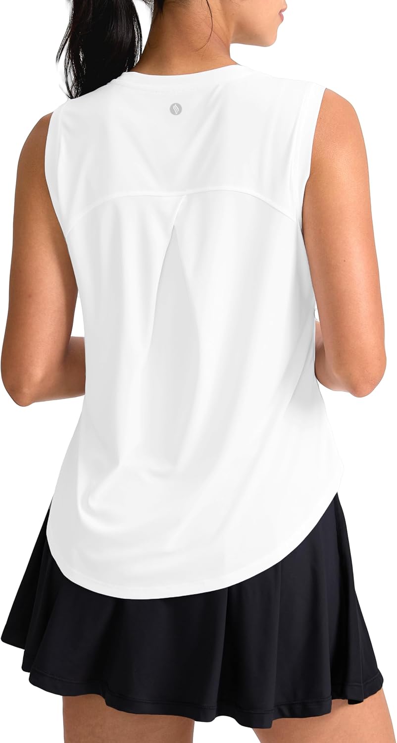 SANTINY Women's Workout Tank Tops Athletic Gym Yoga Shirt