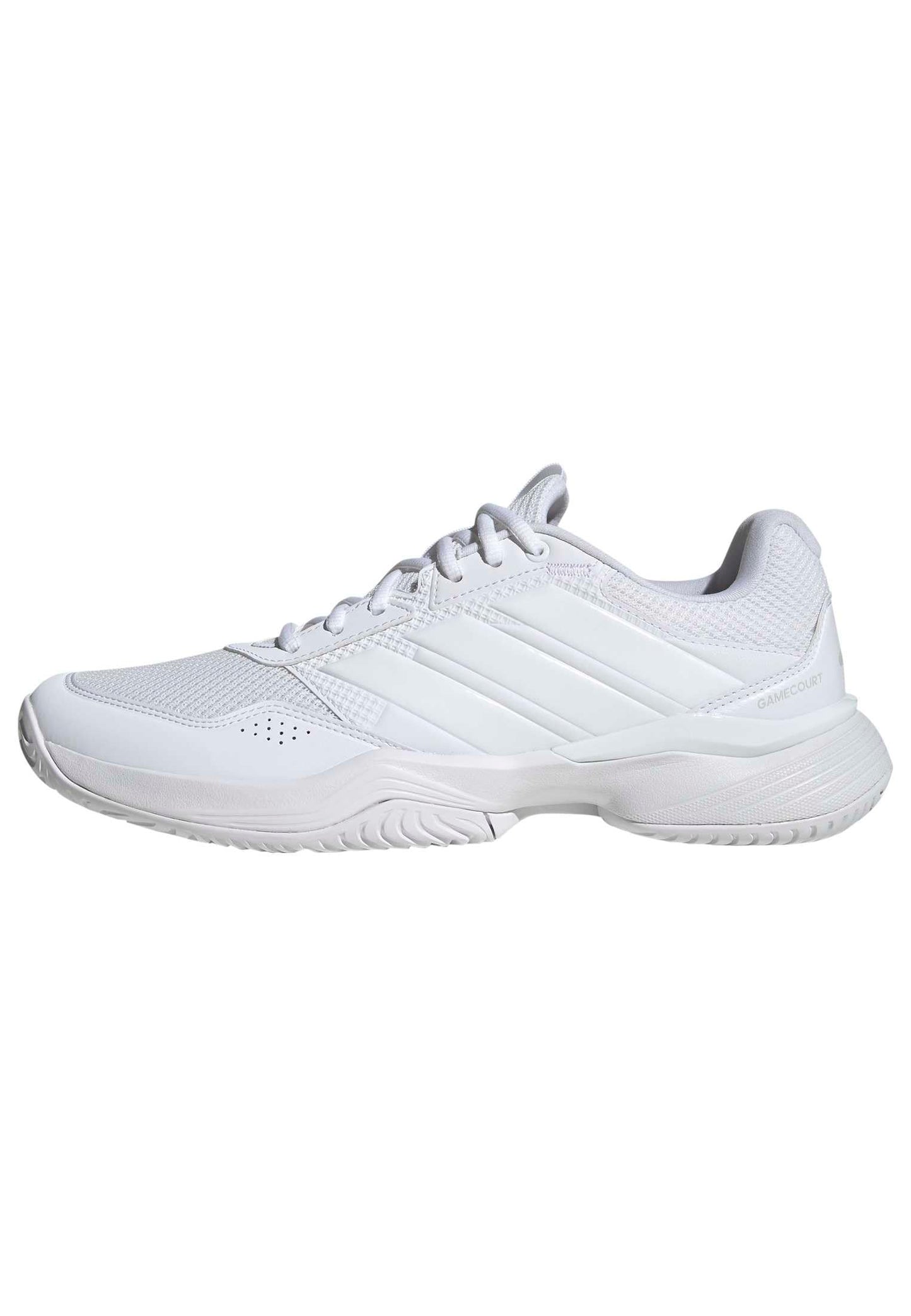 adidas Mens Gamecourt 3 All Court Sneakers Shoes - White