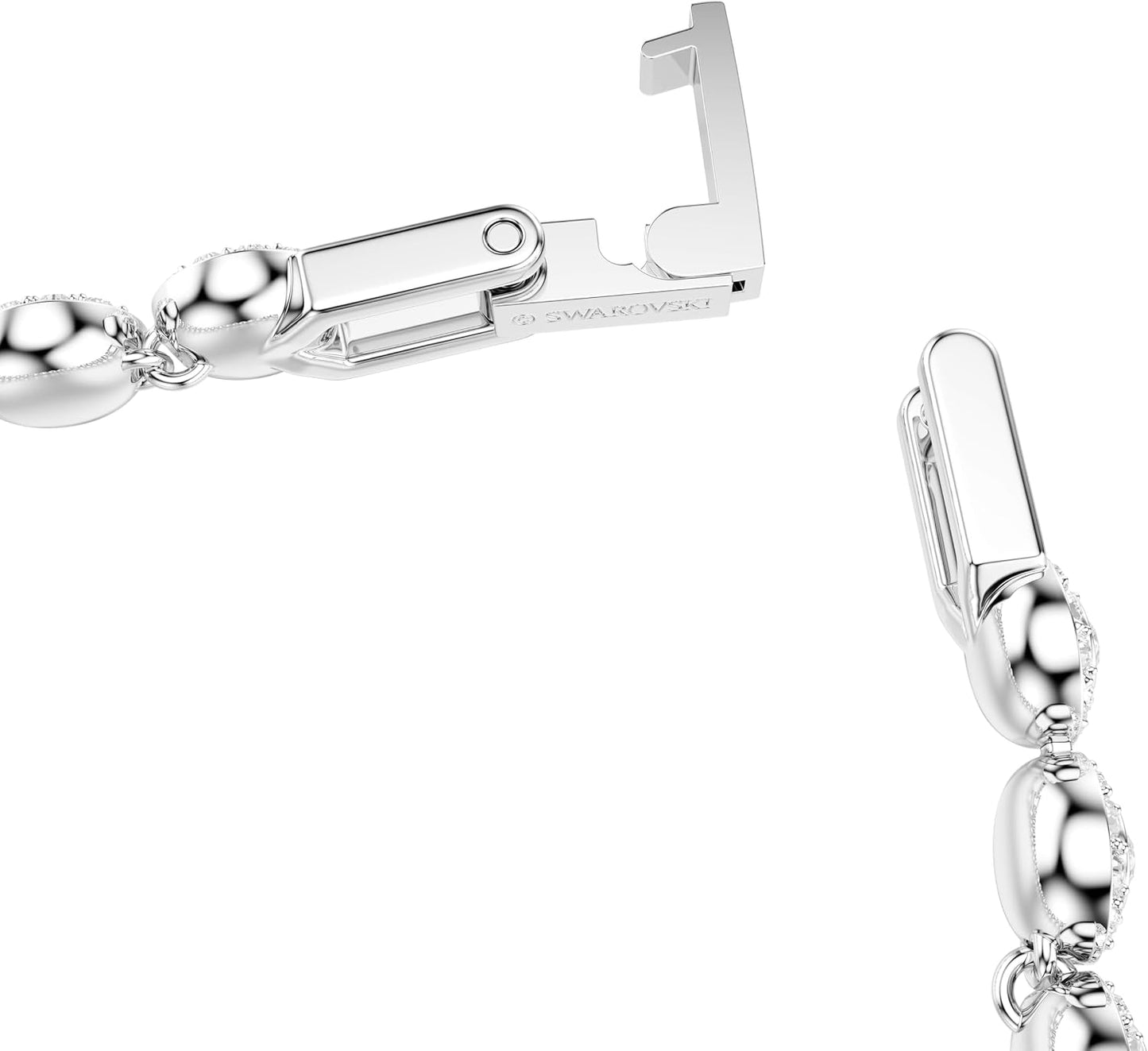 Swarovski Una Angelic Bracelet with White Crystals on a Rhodium Plated Setting