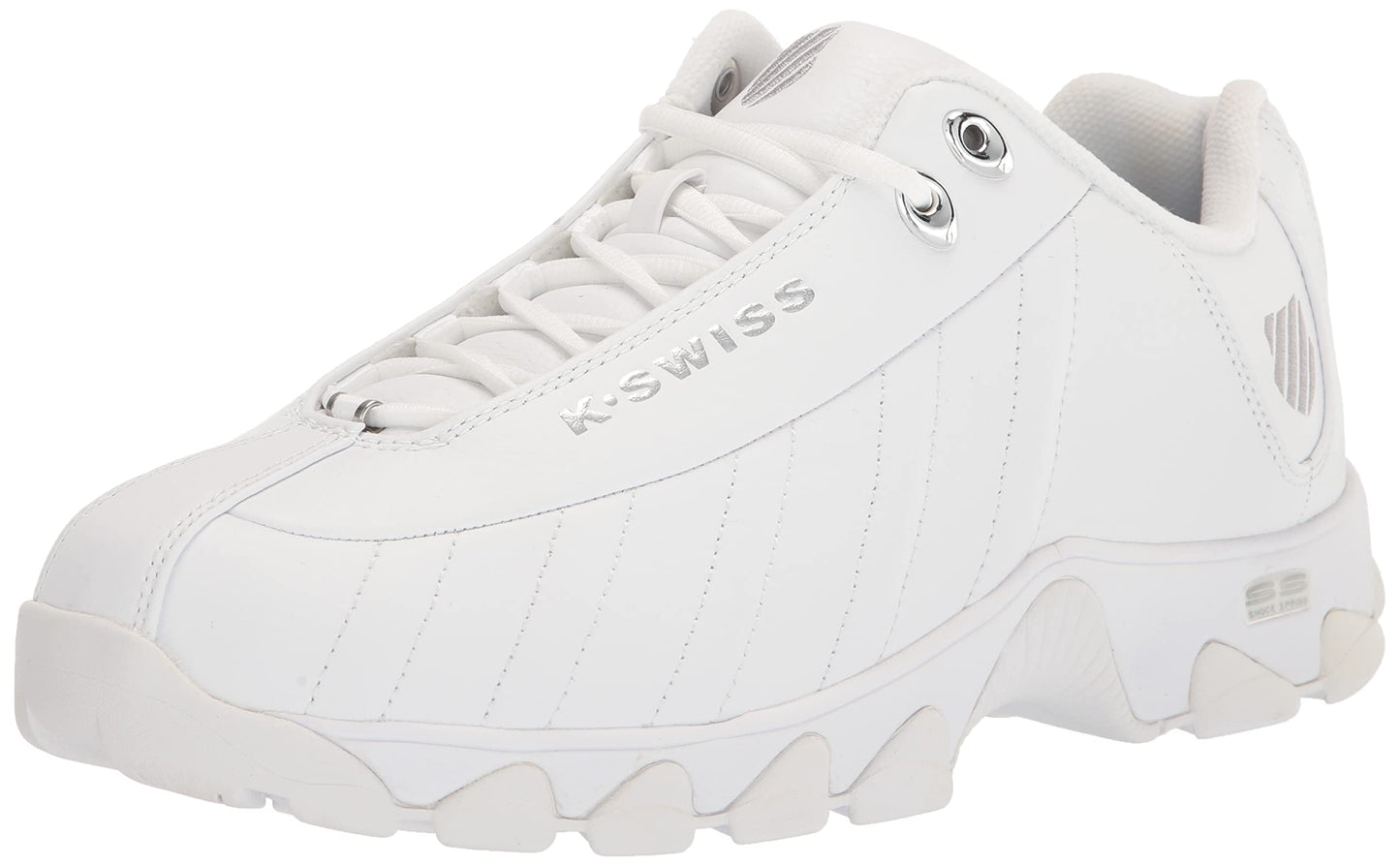 K-Swiss Men's ST329 CMF Sneaker, Wide Tennis Walking Shoes Leather Upper - Tennis Mindset