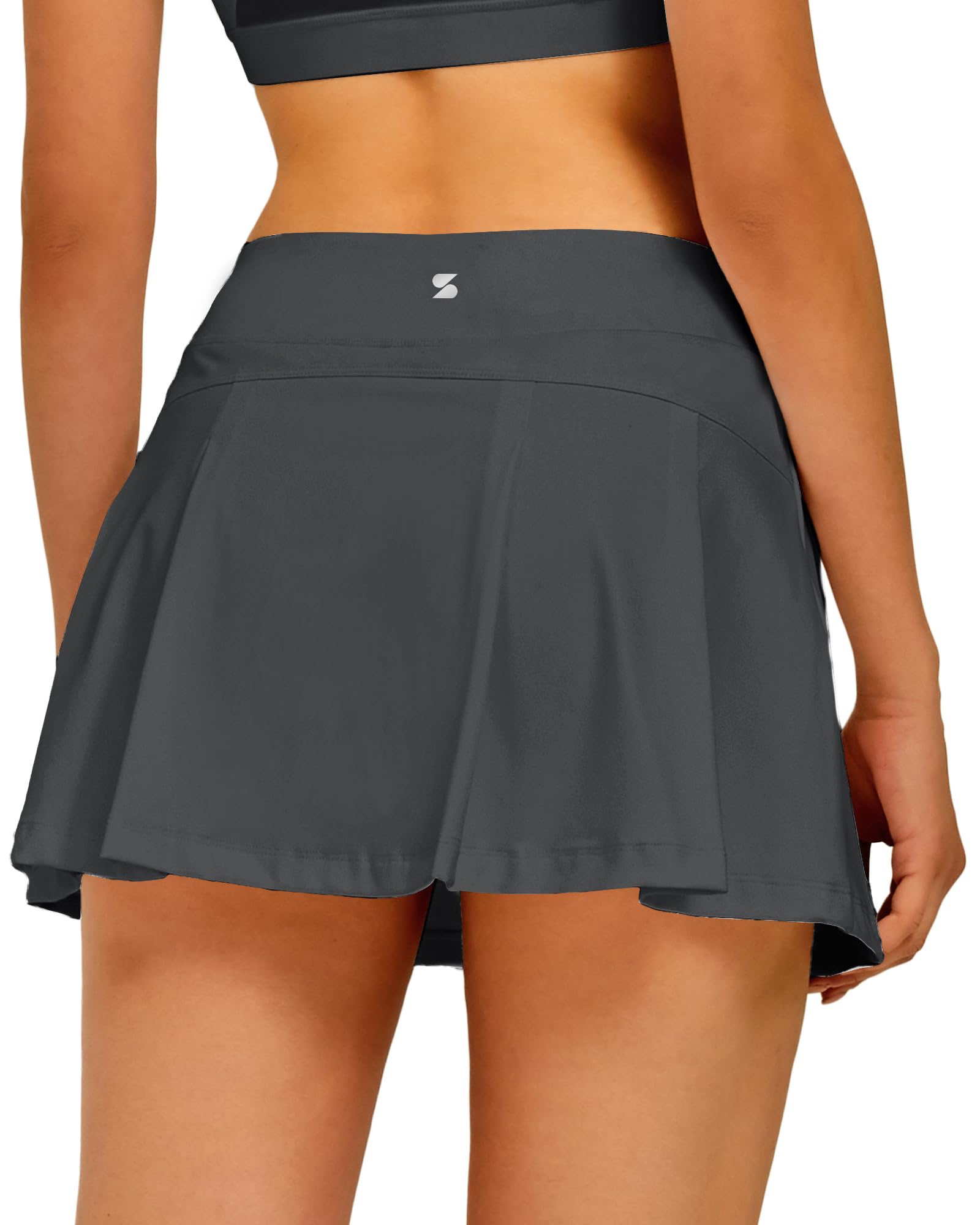 Stelle Women Tennis Skirt High Waisted Athletic Golf Skorts with Pockets - Tennis Mindset