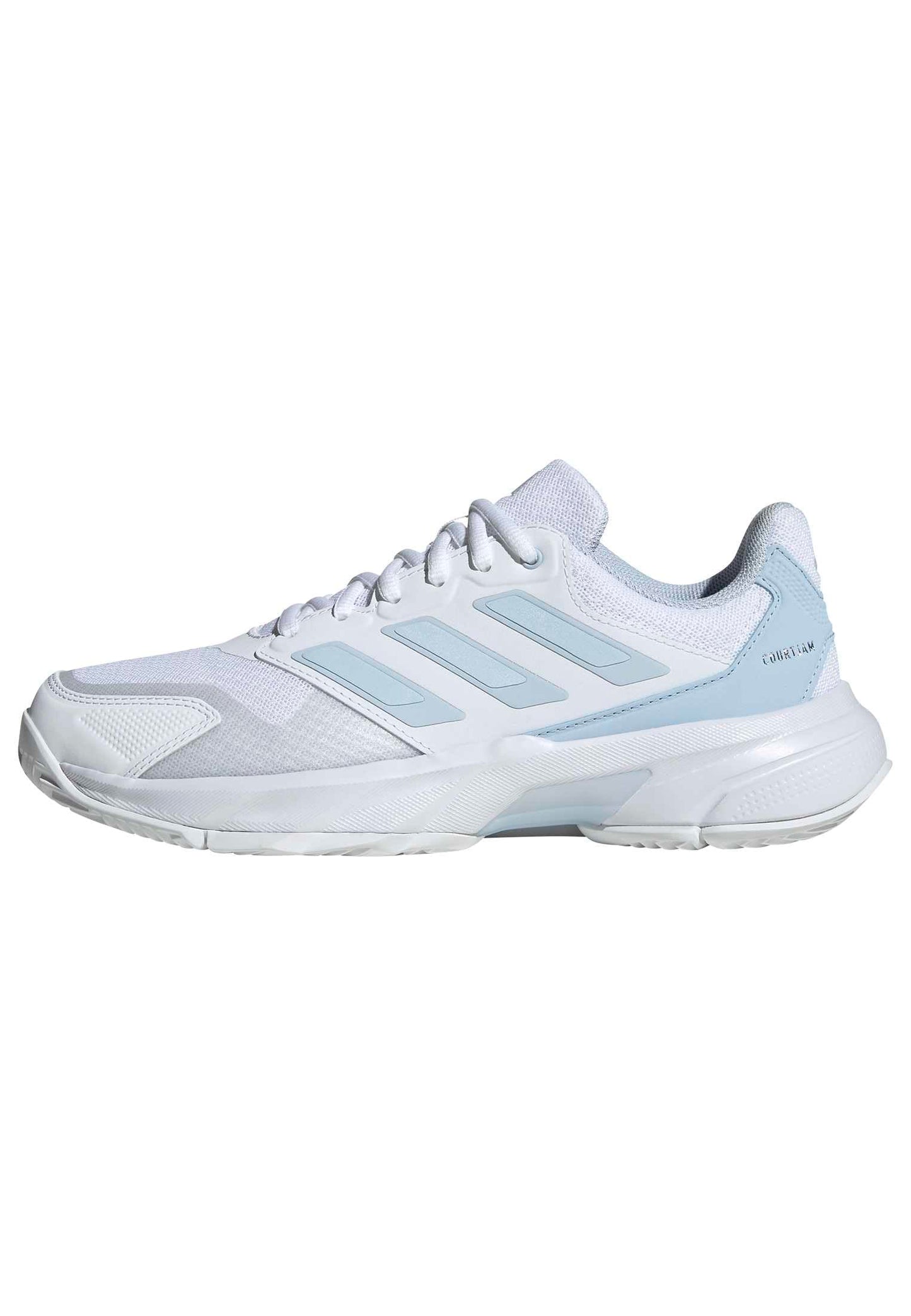 adidas Womens Courtjam Control 3 Tennis Sneakers Shoes - White