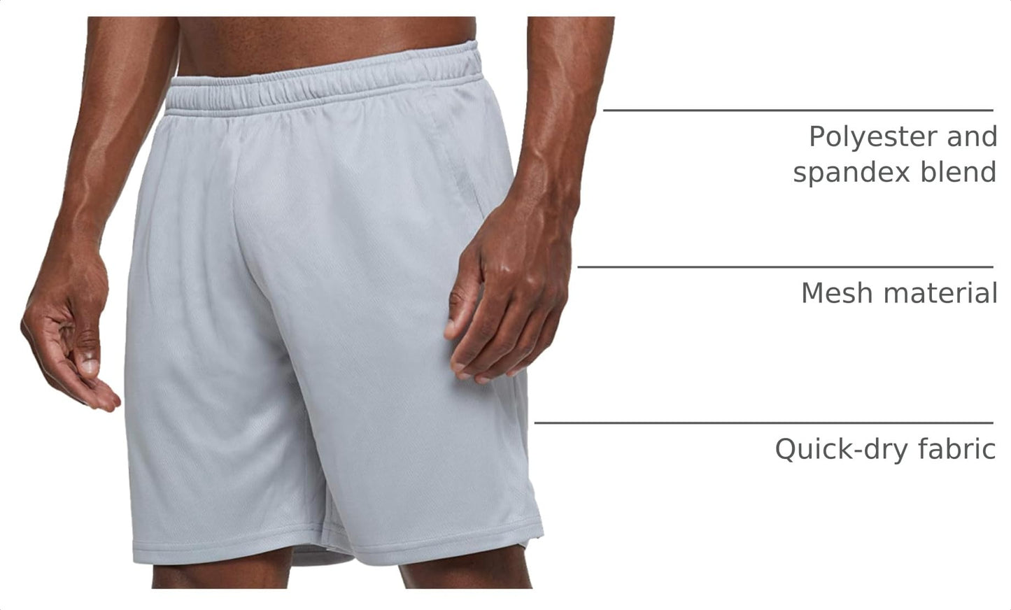 G Gradual Men's 7" Workout Running Shorts Quick Dry Lightweight Gym Shorts with Zip Pockets - Tennis Mindset
