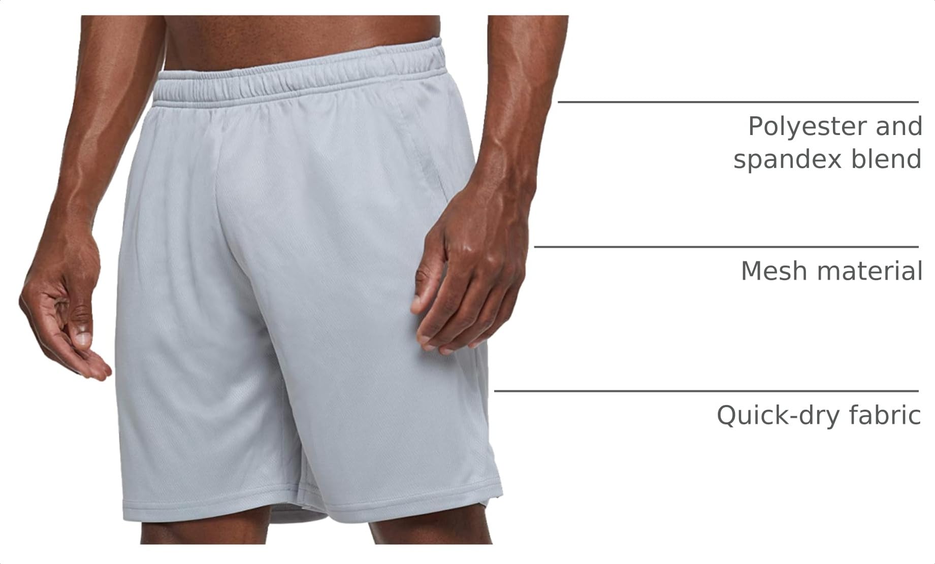 G Gradual Men's 7" Workout Running Shorts Quick Dry Lightweight Gym Shorts with Zip Pockets - Tennis Mindset
