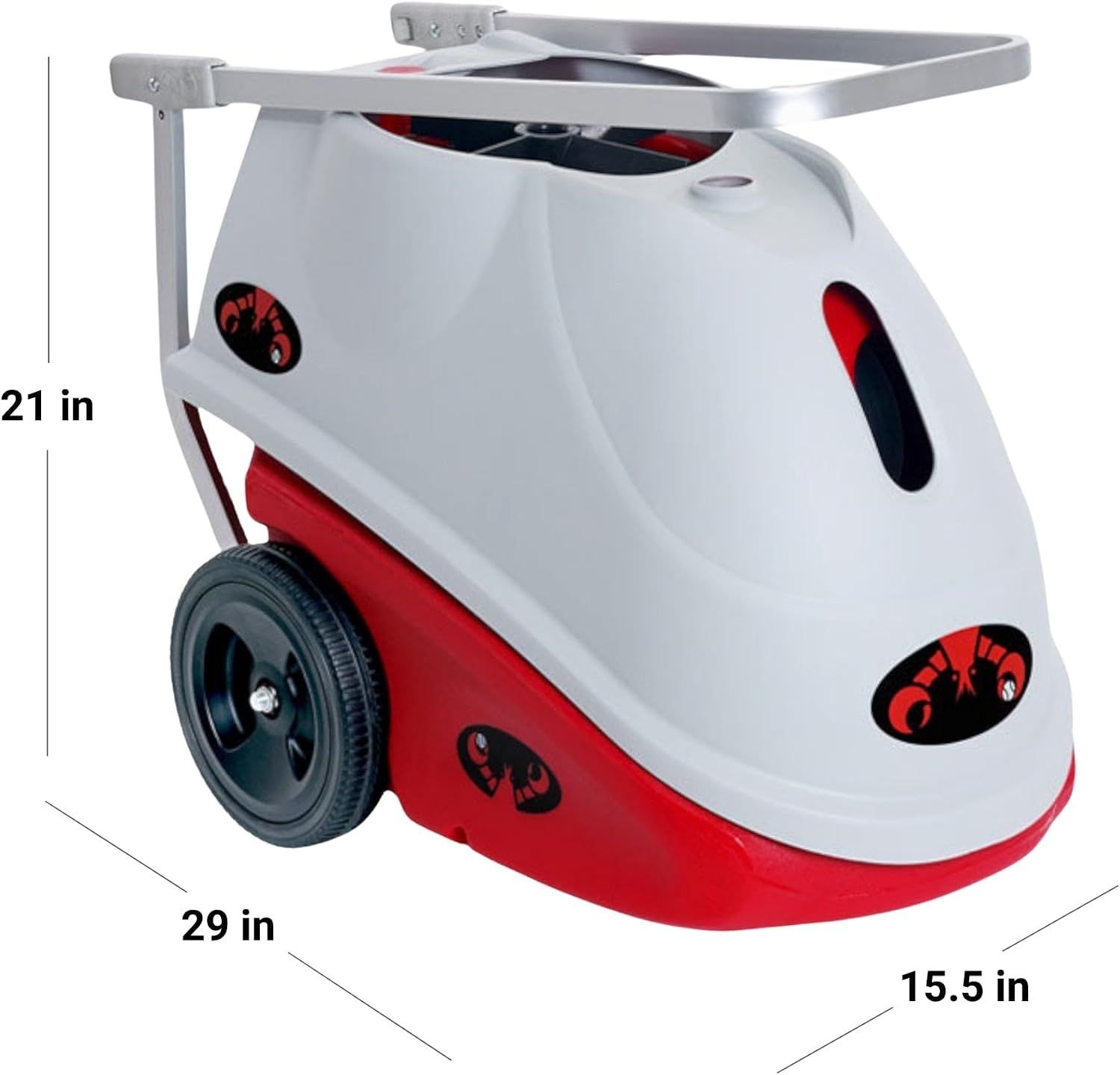 LOBSTER Sports Elite Tennis Ball Machine - Auto Portable Tennis Ball Launcher, Preloaded & Custom Drills, Spin Control, Lob Elevation Switch, Ball Speed (up to 80MPH), with Multi-Function Remote - Tennis Mindset