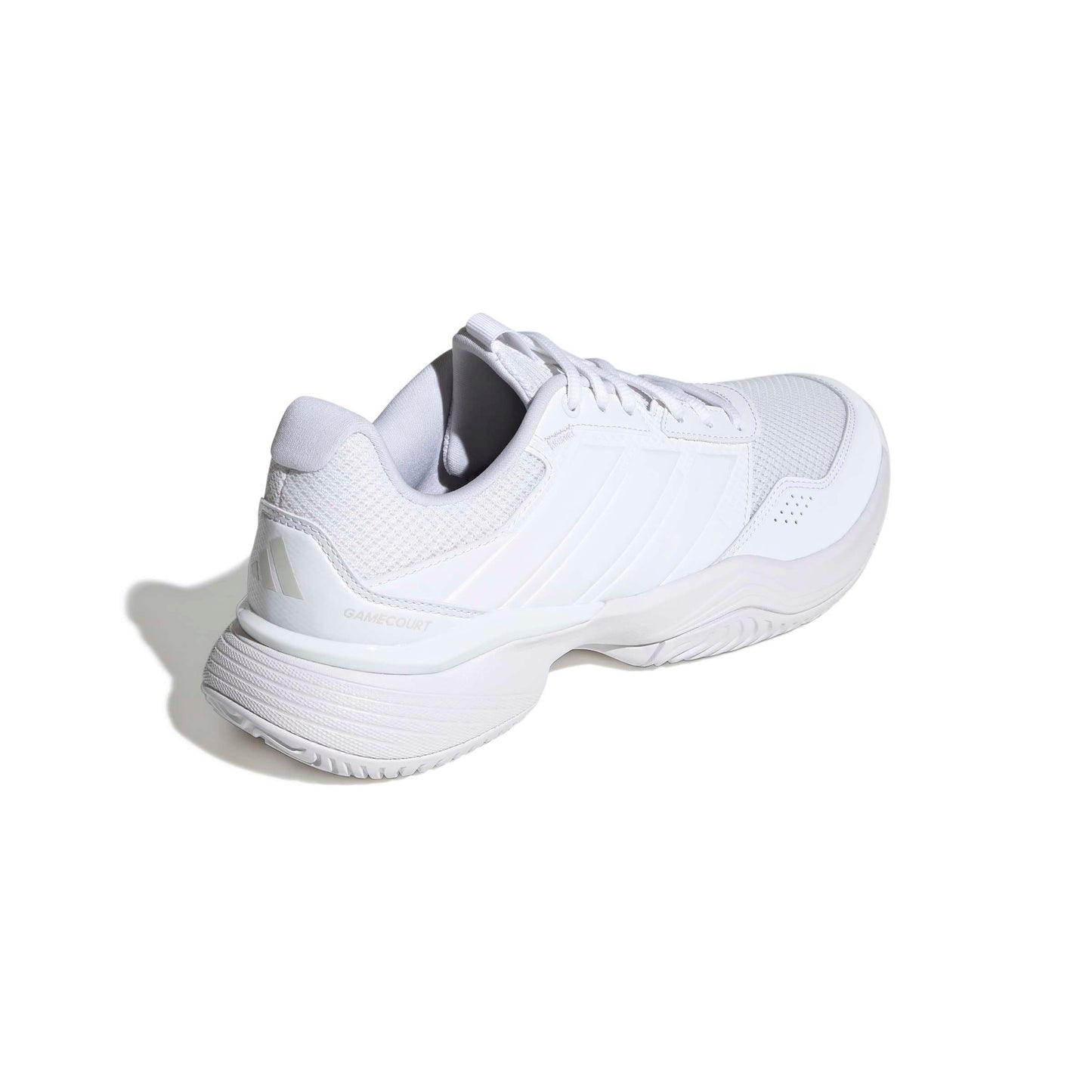 adidas Mens Gamecourt 3 All Court Sneakers Shoes - White