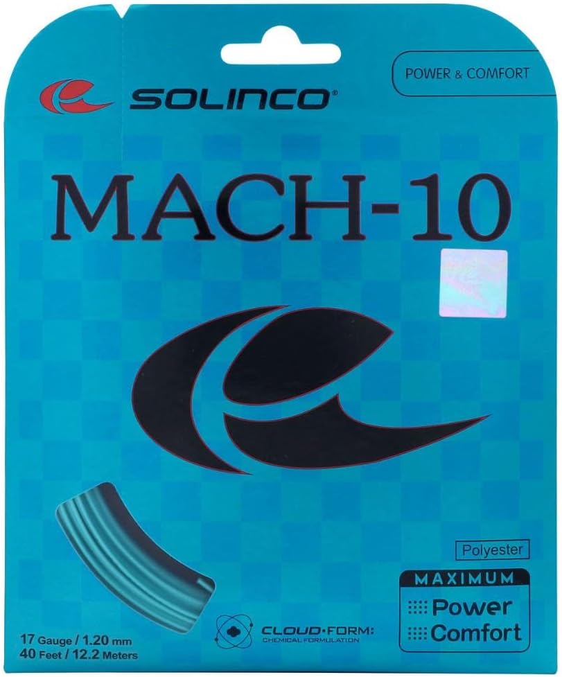 Solinco Mach-10 17 Gauge 1.20mm Tennis String Set 40'