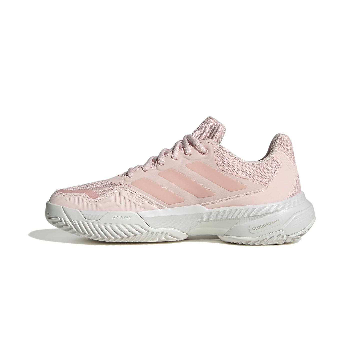 adidas Womens Courtjam Control 3 Tennis Sneakers Shoes - White