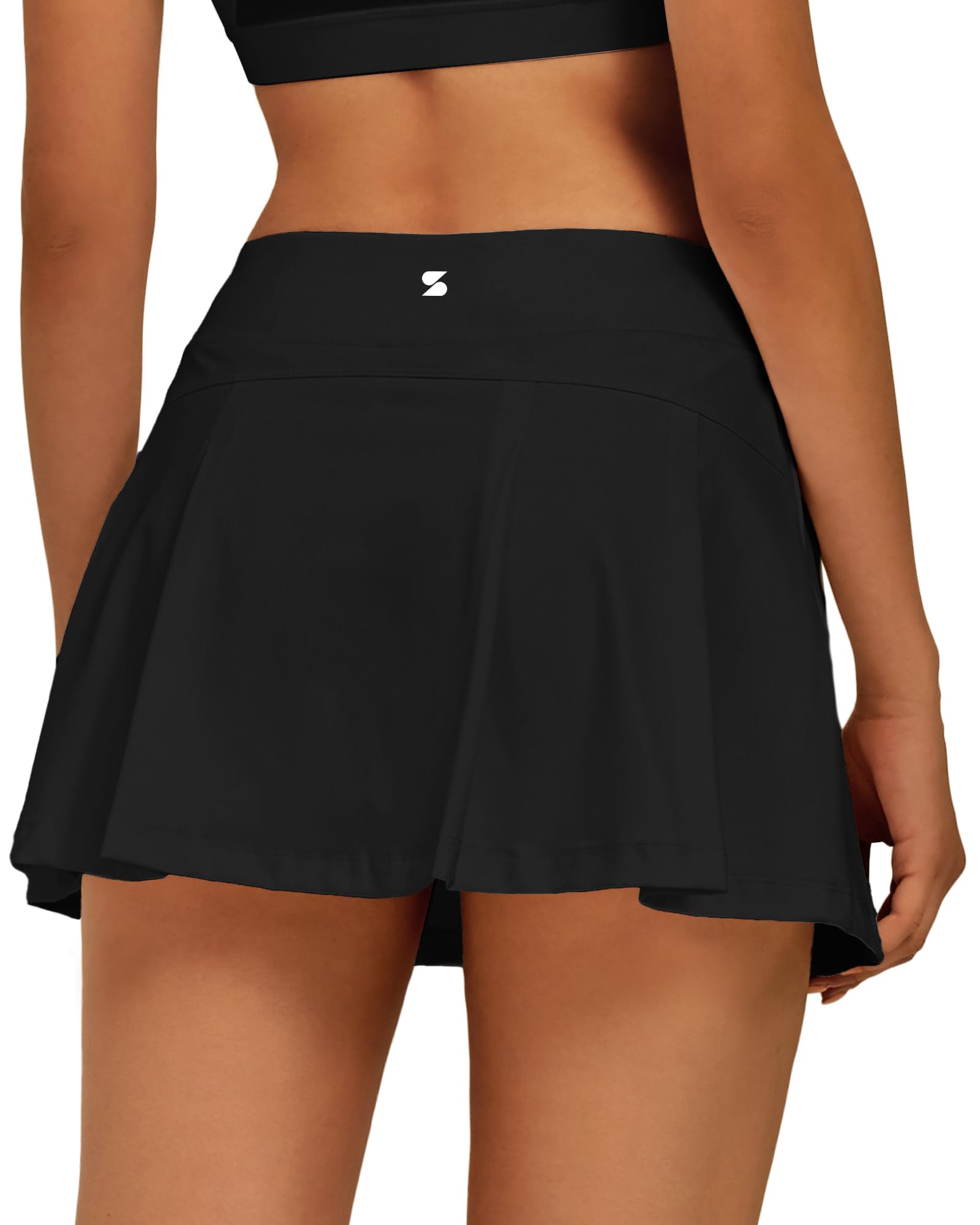 Stelle Women Tennis Skirt High Waisted Athletic Golf Skorts with Pockets - Tennis Mindset