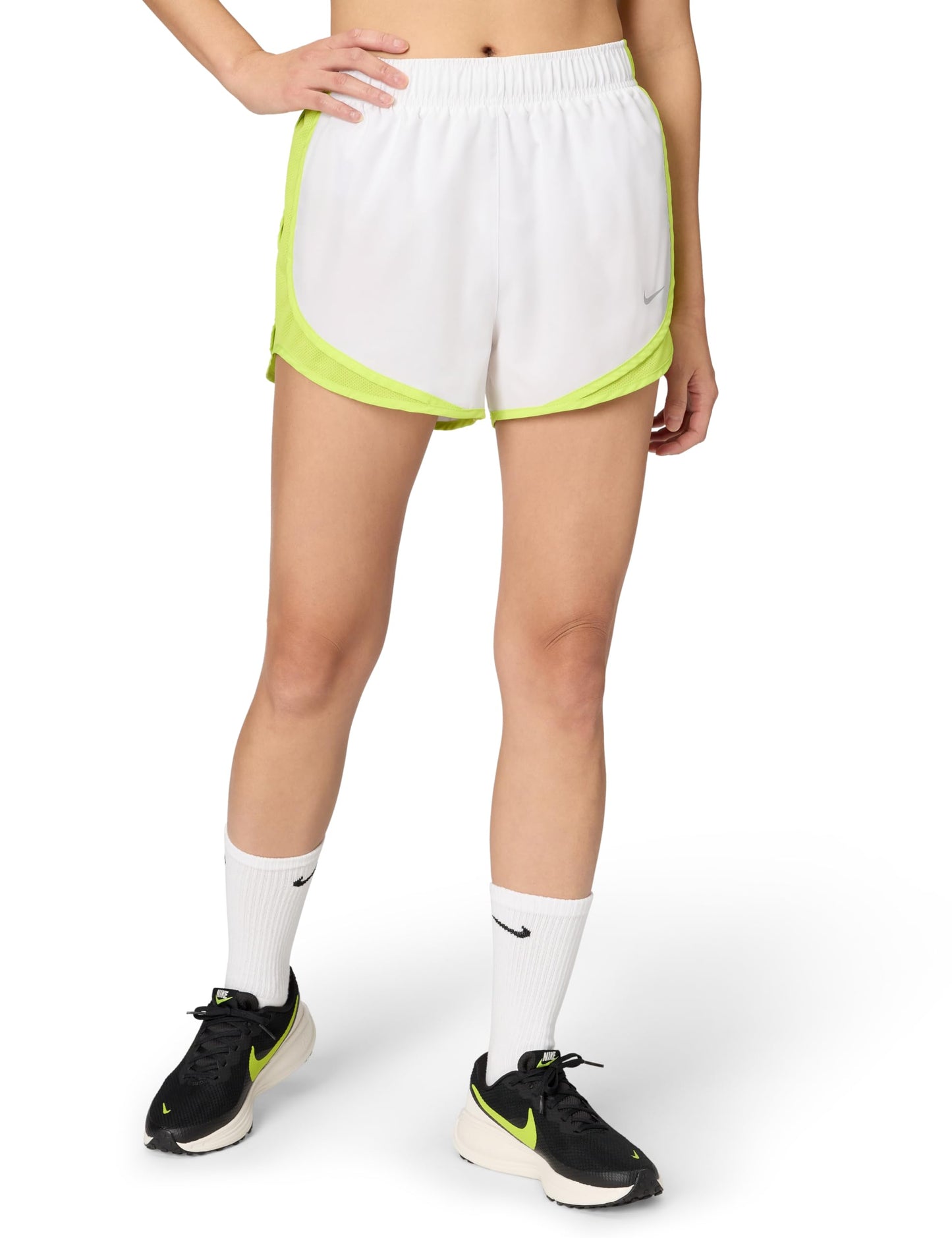 Nike Women's Tempo Dri-FIT Mid-Rise Brief-Lined Running Shorts - Tennis Mindset