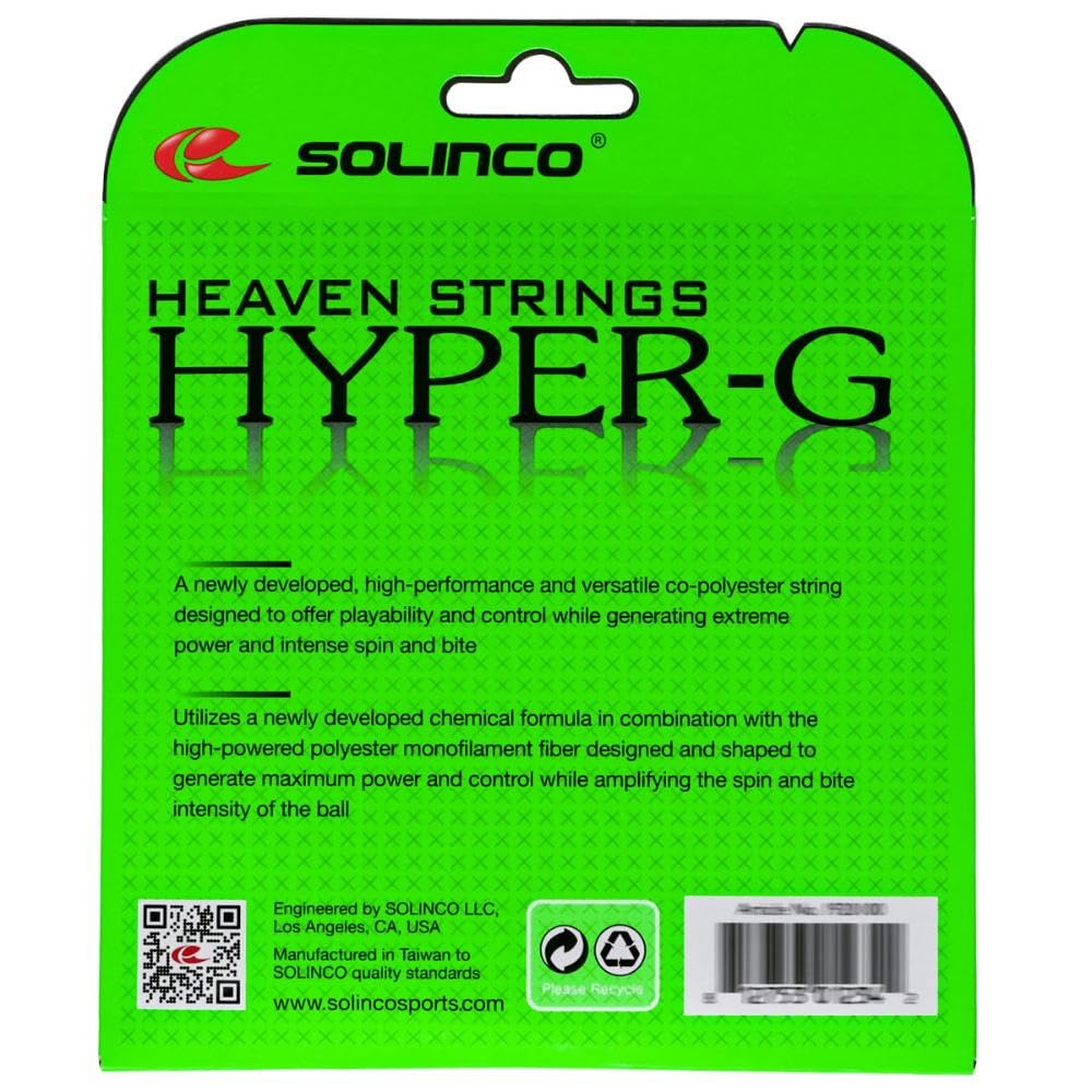 Solinco Hyper-G 16L / 1.25mm Tennis String Set