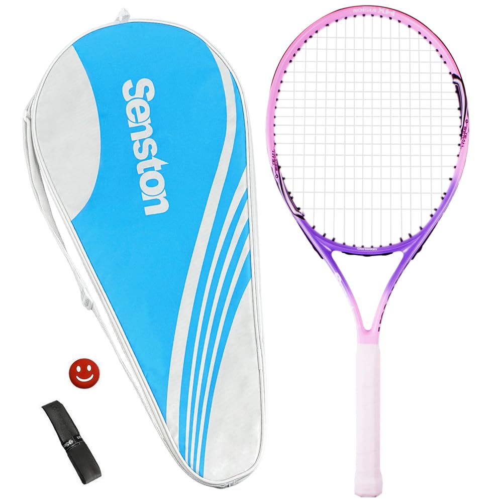 Senston 19" 23" 25" Kids Junior Tennis Racquet for Kids Children Boys Girls Tennis Rackets with Racket Cover - Tennis Mindset