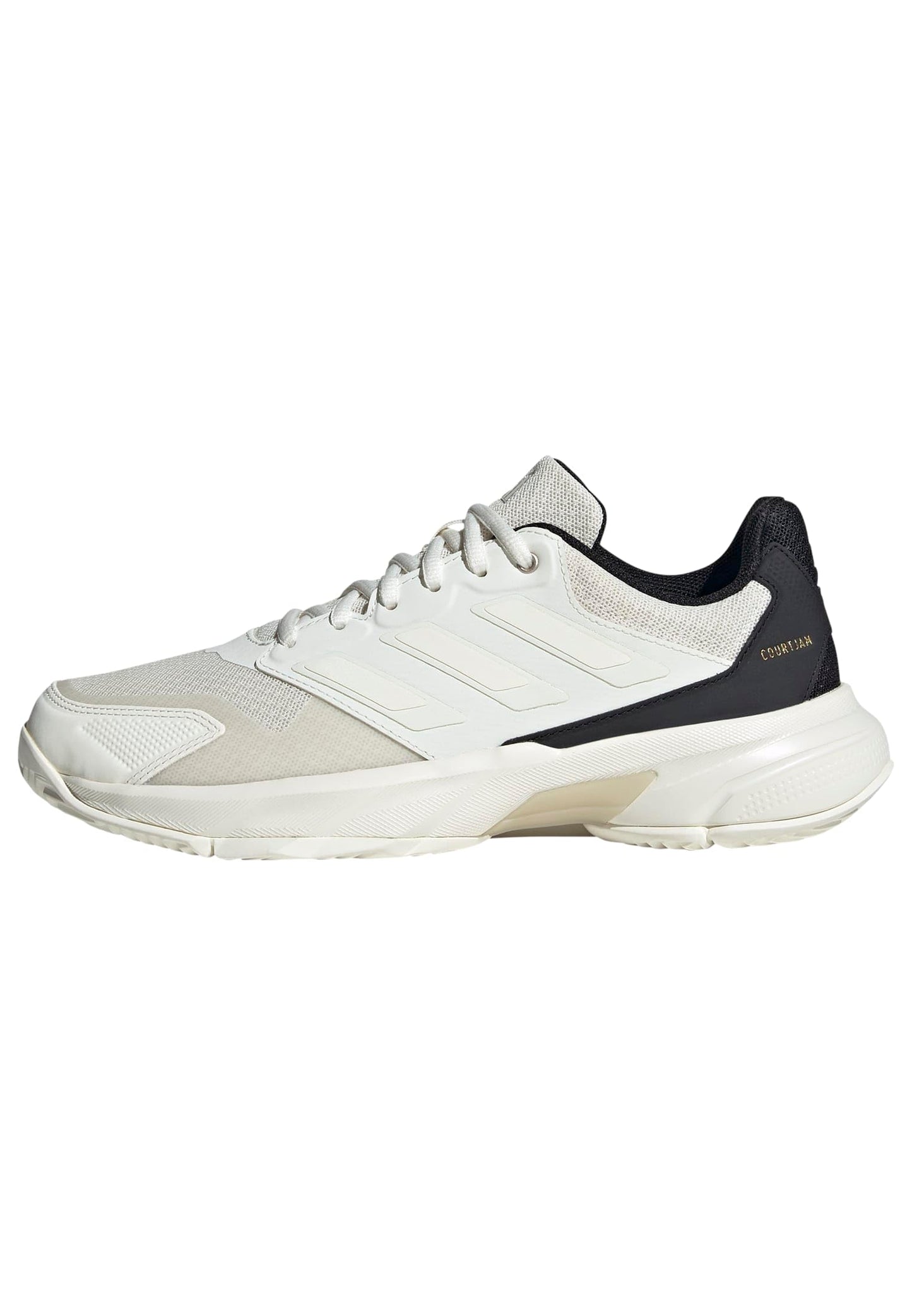 adidas Womens Courtjam Control 3 Tennis Sneakers Shoes - White