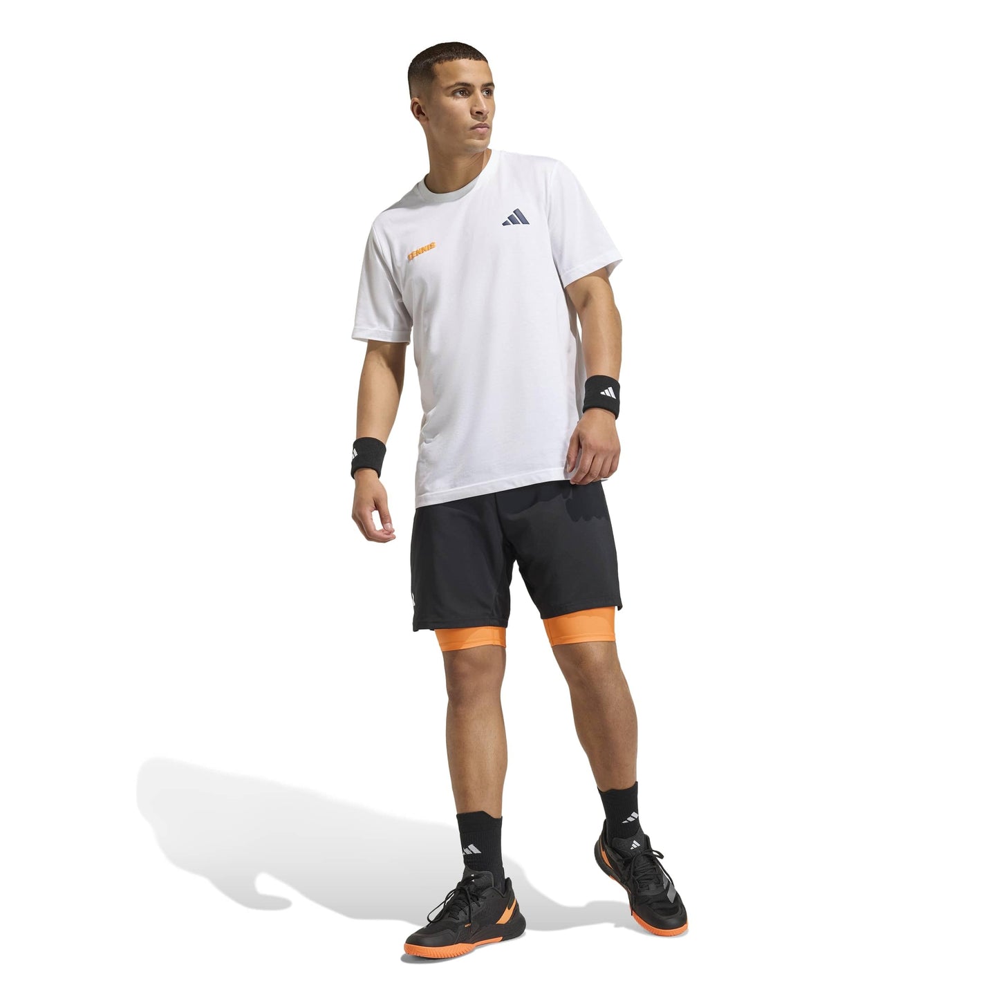 adidas Mens Club Climacool 2-In-1 Shorts Tennis Casual Bottoms Casual - White - Tennis Mindset