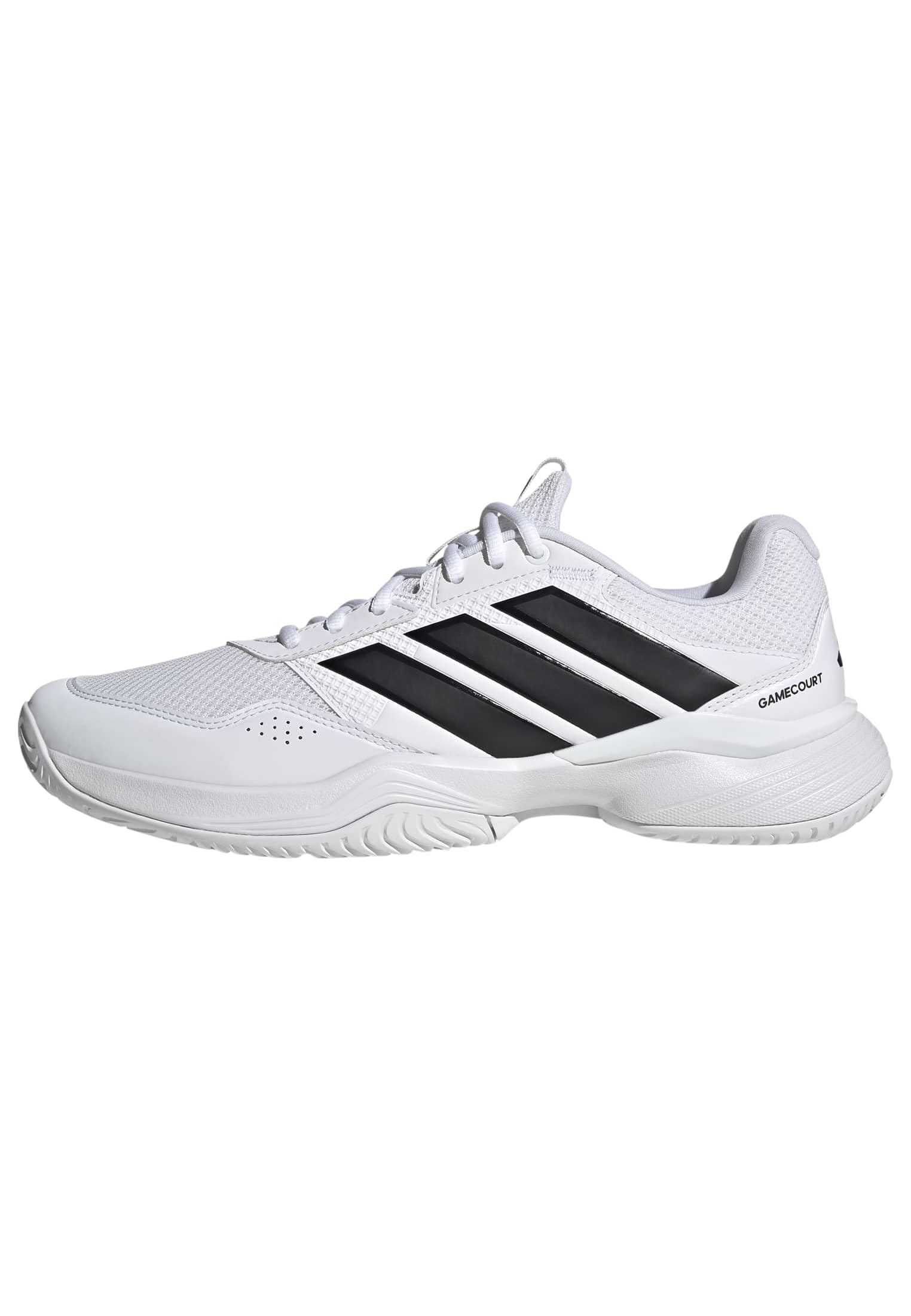 adidas Mens Gamecourt 3 All Court Sneakers Shoes - White - Tennis Mindset